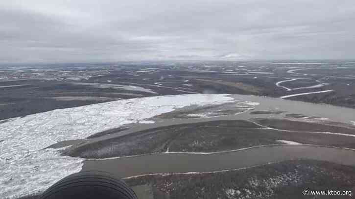 10-mile Lower Kuskokwim ice jam causes flooding, high water