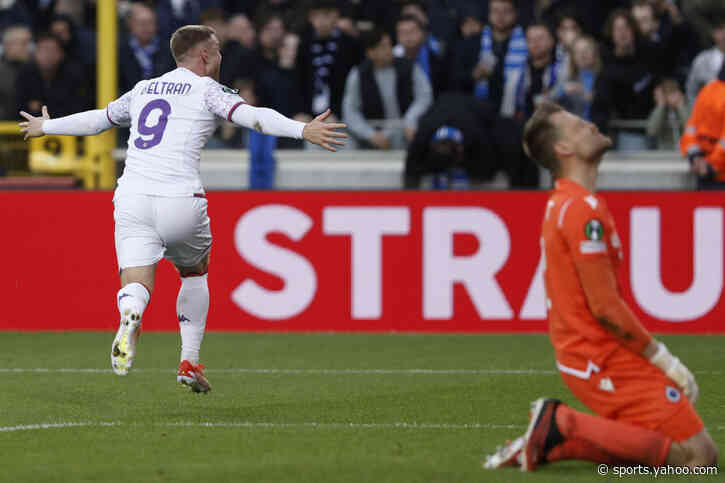 Beltran's late penalty sends Fiorentina into Europa Conference League final for 2nd straight year