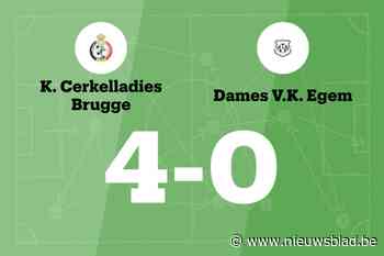 Denolf maakt twee goals voor Cerkelladies Brugge in wedstrijd tegen Dames VK Egem