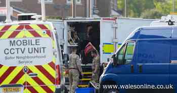 Two arrested and over 100 homes evacuated as bomb squad is called to village