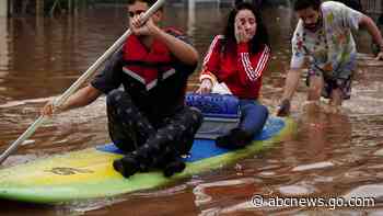 Southern Brazil is still reeling from massive flooding as it faces risk from new storms