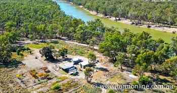 No fights over best fishing spots with this block for sale on the Murray