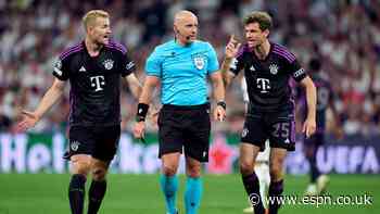 Bayern fume at offside call 'disgrace' in UCL exit