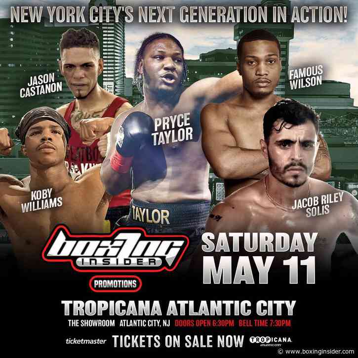 Boxing Insider Promotion’s May 11th Card Continues Long History Of Atlantic City Boxing