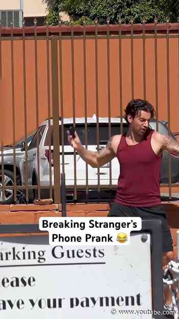 Breaking Stranger’s Phones Prank 😂 #JoeySalads #Pranks #ViralVideos
