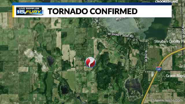 Tornado confirmed near Silver Lake Tuesday