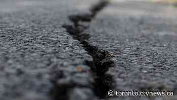 Ontario man frustrated after poor paving job leaves driveway in shambles