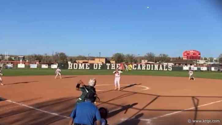 8th grader sets New Mexico softball home run record