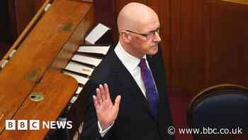 John Swinney sworn in as Scotland's first minister
