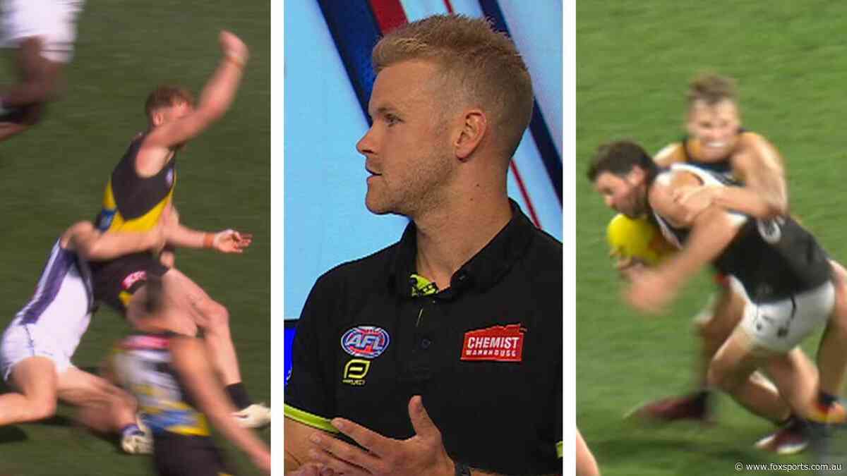 ‘Very difficult’: AFL umpire breaks down holding the ball process