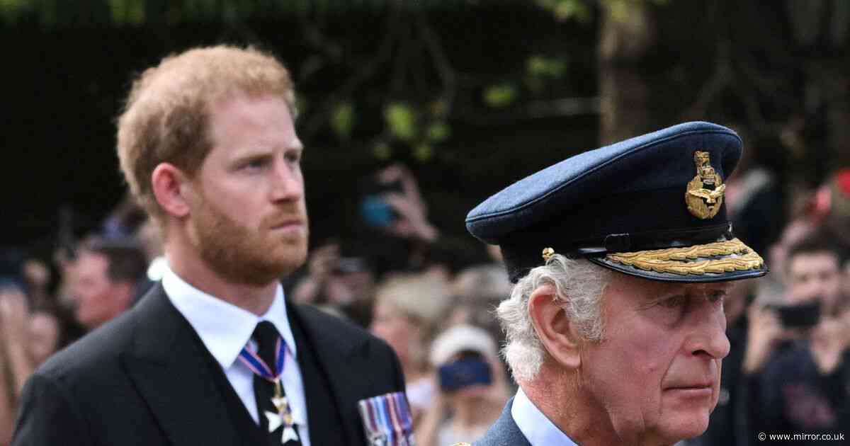 Glaring sign Prince Harry's relationship with King Charles 'terminally damaged' as he appears in UK