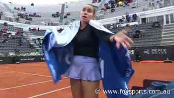 Italian crowd boos Sofia Kenin after explosive outburst during victory over Lucia Bronzetti