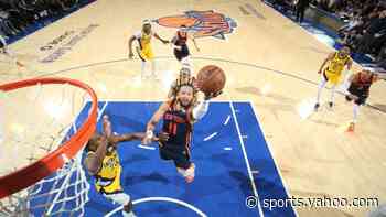 Brunson returns from injury for second half, sparks Knicks to win, lead Pacers 2-0