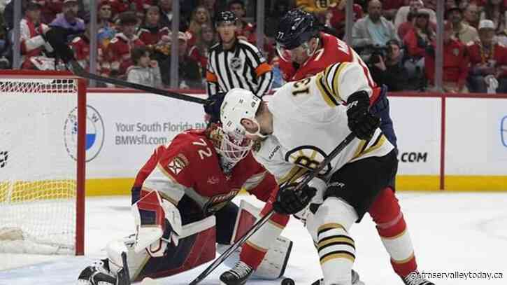 Panthers rout Bruins 6-1 in Game 2 to tie series