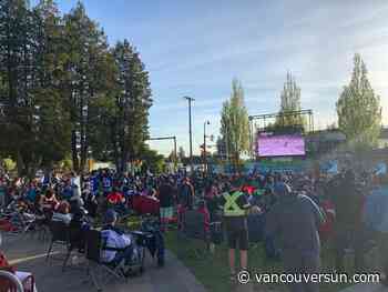 Lots to cheer about, eventually, at North Delta's Canucks viewing party