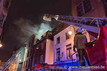 Brandweer redt bewoner van dak bij appartementsbrand
