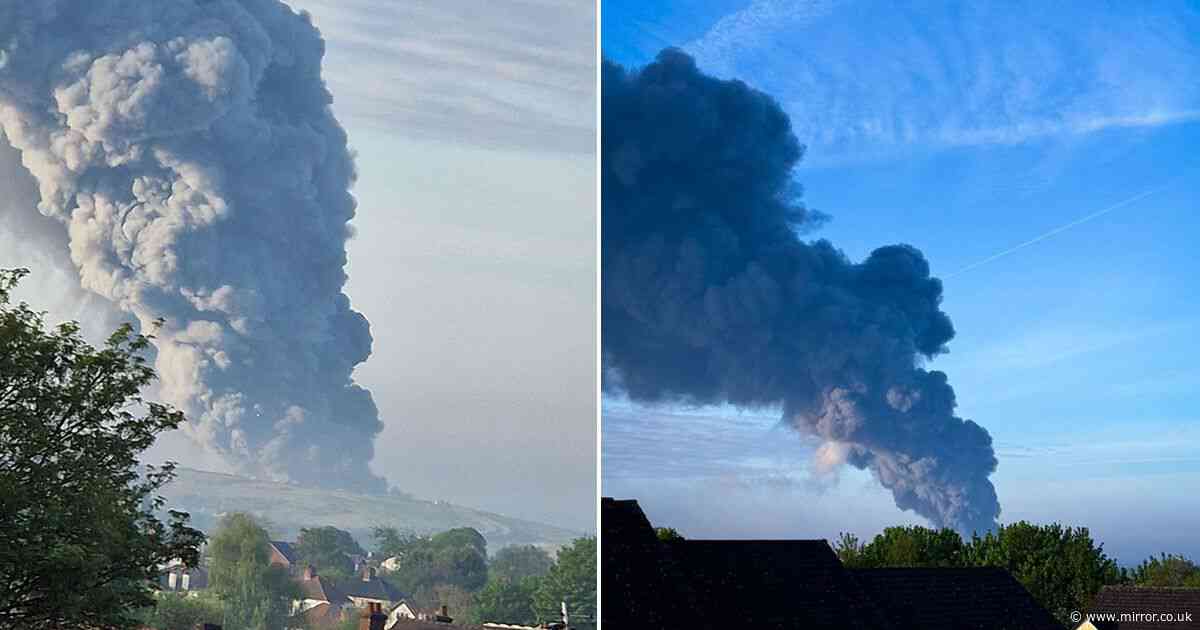Cannock fire: Huge blaze seen for miles around as firefighters issue urgent evacuation order