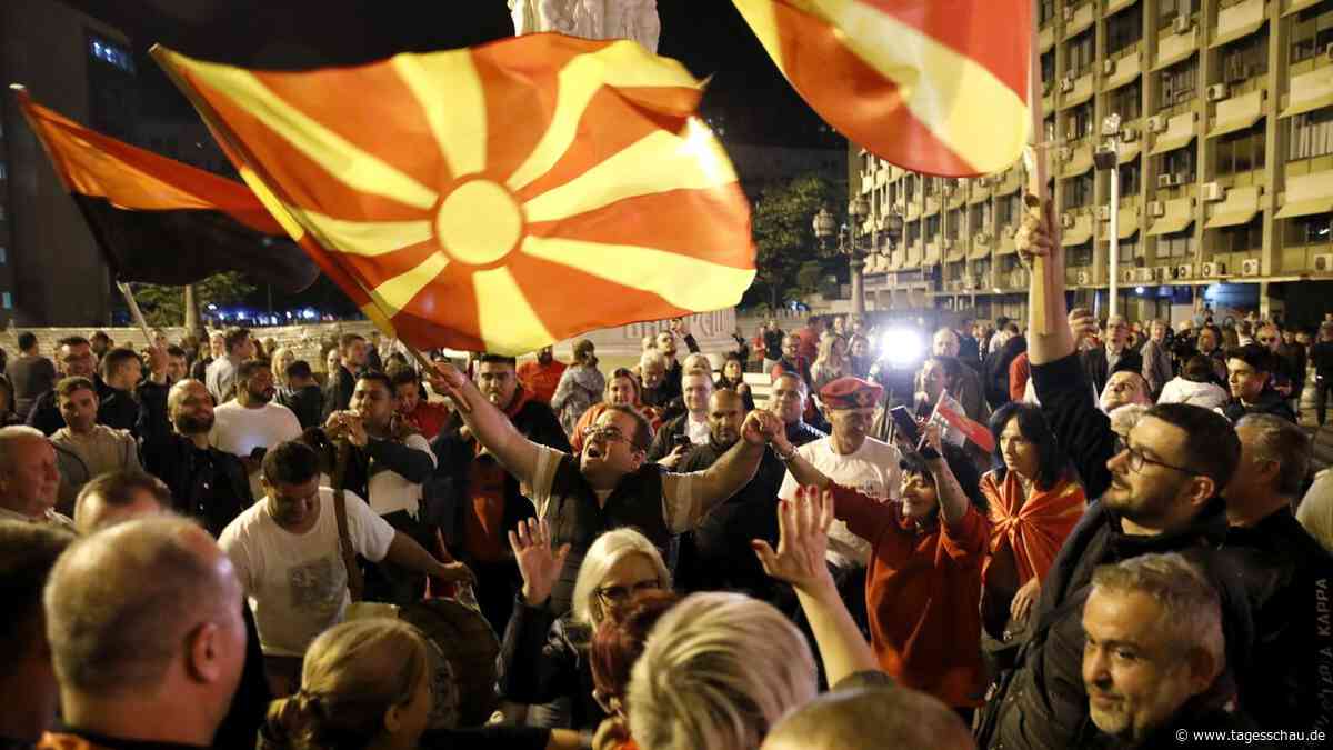 Rechtsruck bei Wahlen in Nordmazedonien