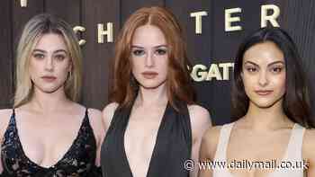 Riverdale reunion! Madelaine Petsch is supported by Lili Reinhart and Camila Mendes as they glam up for star-studded The Strangers: Chapter 1 premiere in LA