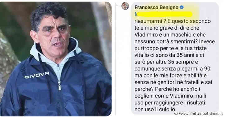 Isola dei Famosi, Francesco Benigno lancia feroci insulti transfobici contro Vladimir Luxuria: “È un maschio, ho i c**lioni come lui”