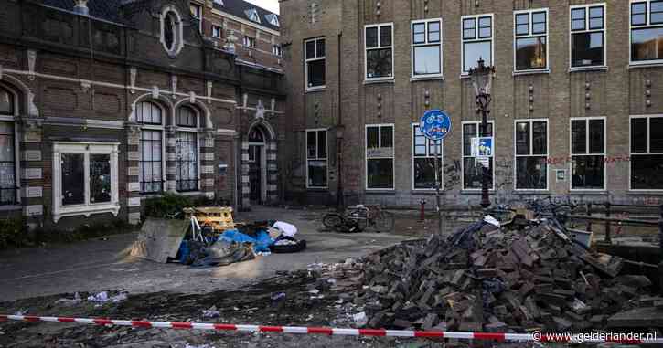 Ravage in Amsterdam na studentenprotesten in beeld: ‘Dit accepteren we niet’