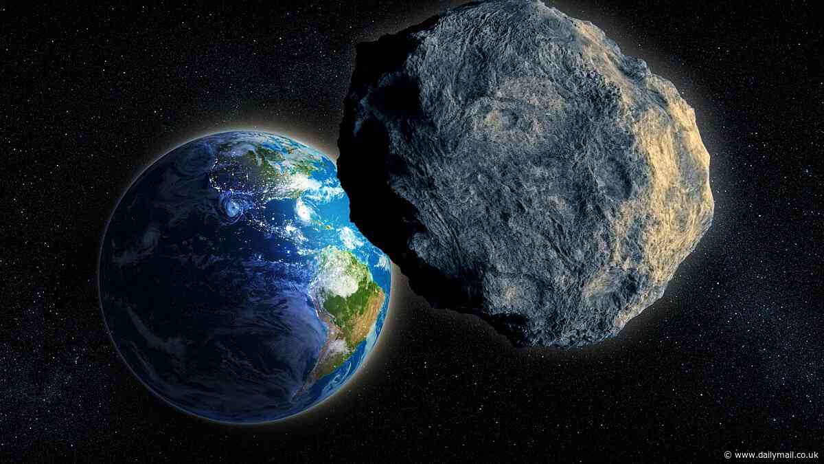 Huge asteroid the size of the Great Pyramid of Giza will skim past Earth at 56,000mph today, NASA warns