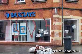 Barclays bank, East Ham vandalism: Man in graffiti arrest