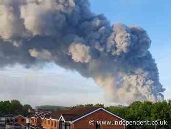 Cannock fire - updates: Smoke engulfs homes and people evacuated as blaze tears through industrial estate