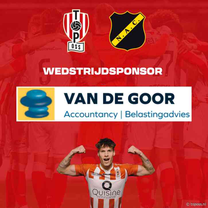 Van de Goor Accountancy & Belastingadvies wedstrijdsponsor TOP Oss – NAC Breda