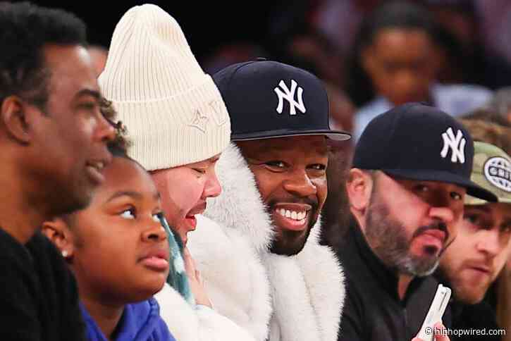 50 Cent & Fat Joe Continue Their Bromance During Knicks Game