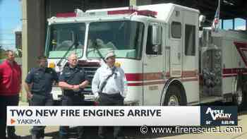 Wash. FD welcomes 2 new fire engines after pandemic-related production delays