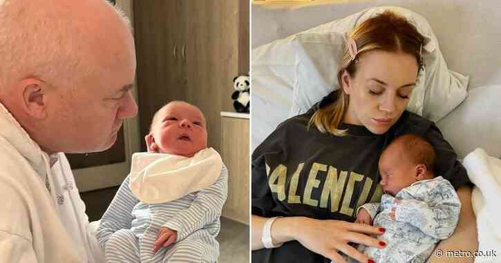Damien Hirst, 58, shares adorable snaps of new baby after welcoming child with girlfriend Sophie Cannell, 30