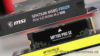 Die schnellsten SSDs im Test: Corsair MP700 Pro SE & MSI Spatium M580 Frozr gegen Crucial