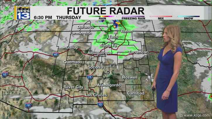 Less wind and higher rain chances through the weekend