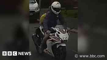 Image released of biker after pedestrian killed