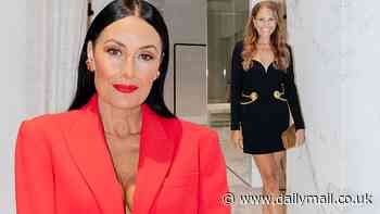 Real Housewives of Sydney stars Sally Obermeder and Terry Biviano turn up the glamour at Rebecca Vallance boutique opening