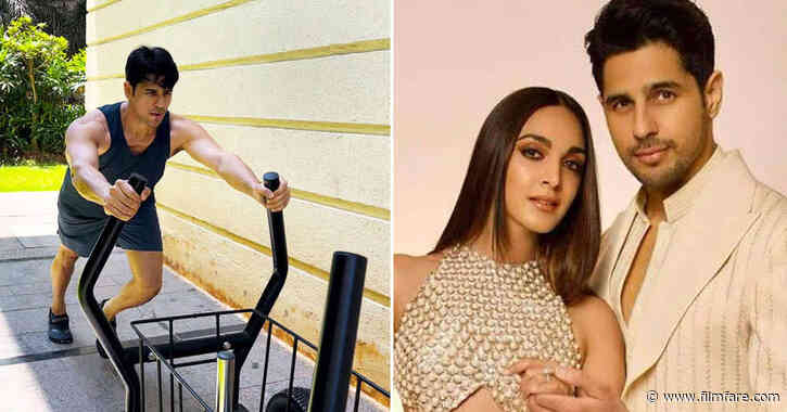 Sidharth Malhotra treats fans with a workout pic wife Kiara loves it