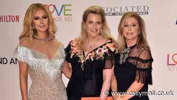 Is she the most popular woman in Hollywood? Nancy Davis reveals how she gets Khloe and Paris to hit her MS gala as she chats son Brandon's baby with Ashley Benson