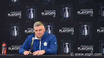 Leafs fire coach Keefe after first-round exit