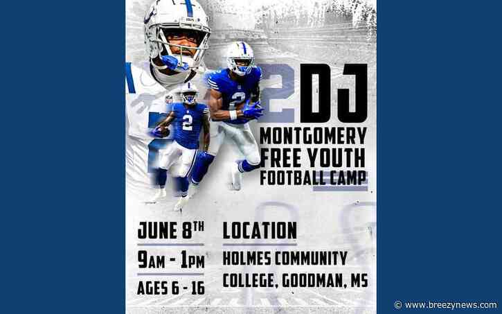 NFL player and Mississippi native to hold free football camp at Holmes CC in June