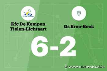 FC De Kempen verslaat GS Bree-Beek