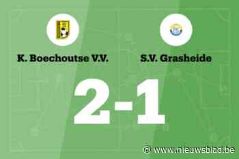 Boechoutse VV wint het duel met Grasheide en beslist in de eerste helft