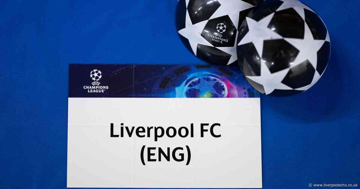 Liverpool Champions League seeding confirmed as Man City nightmare emerges