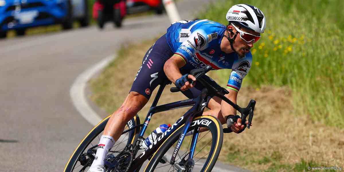 Julian Alaphilippe komt dichterbij oude niveau en kijkt uit naar komende weken: “De Giro is nog lang”