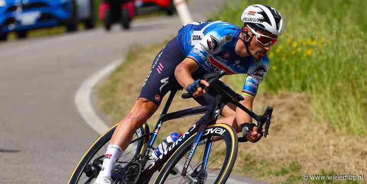 Julian Alaphilippe komt dichterbij oude niveau en kijkt uit naar komende weken: “De Giro is nog lang”