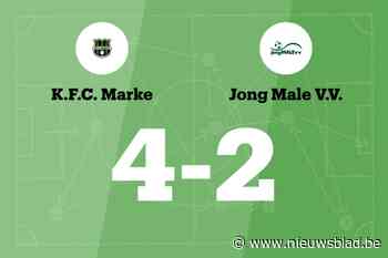 Kontogom scoort drie keer, FC Marke verslaat Jong Male