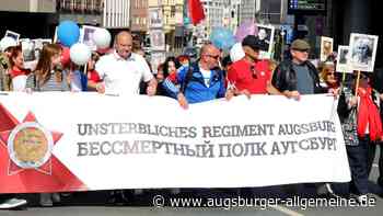 In Augsburg zeigen sich russisches Gedenken und ukrainischer Protest