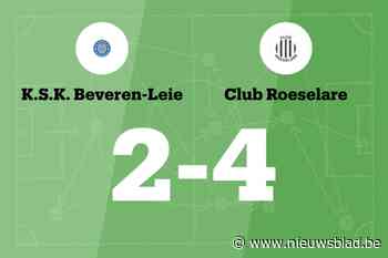 Club Roeselare wint sensationeel duel met SK Beveren-Leie