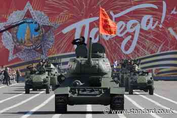 Only one tank on display in Russian Victory parade - and its from WW2- as Putin concedes 'difficult period'