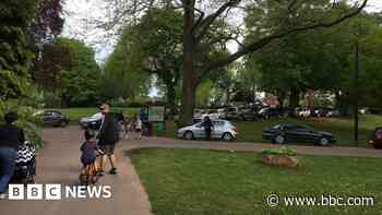 Probe after drivers cause chaos in city park